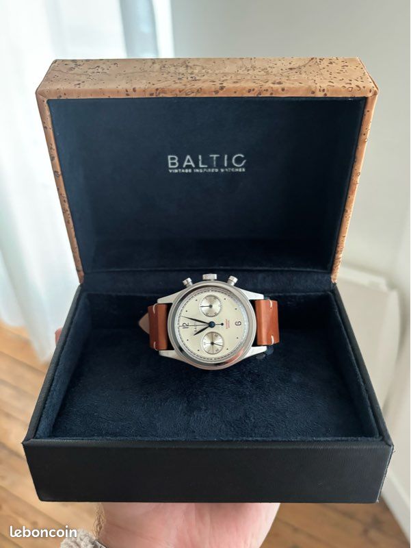 Baltic Bicompax 001 Cream dial Montres Bijoux
