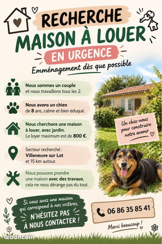 Maison 3 pièces 100 m² · à Bias · 100 m² · 700 €/mois