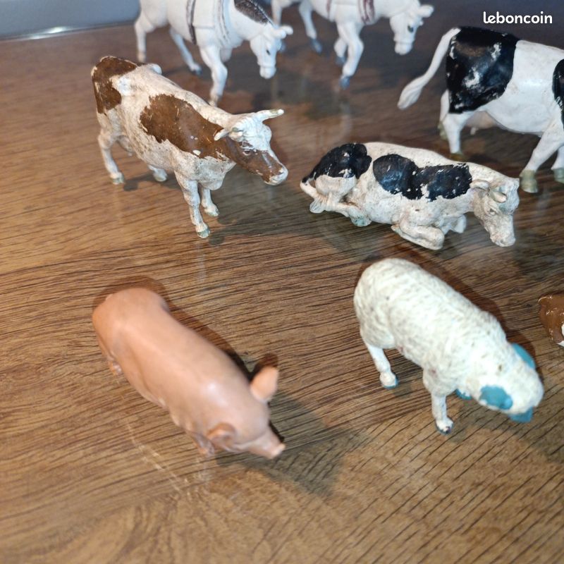 Figurine Britains Vintage La Ferme - Fermière Rare échelle 1:32, Plastique Peint, Angleterre