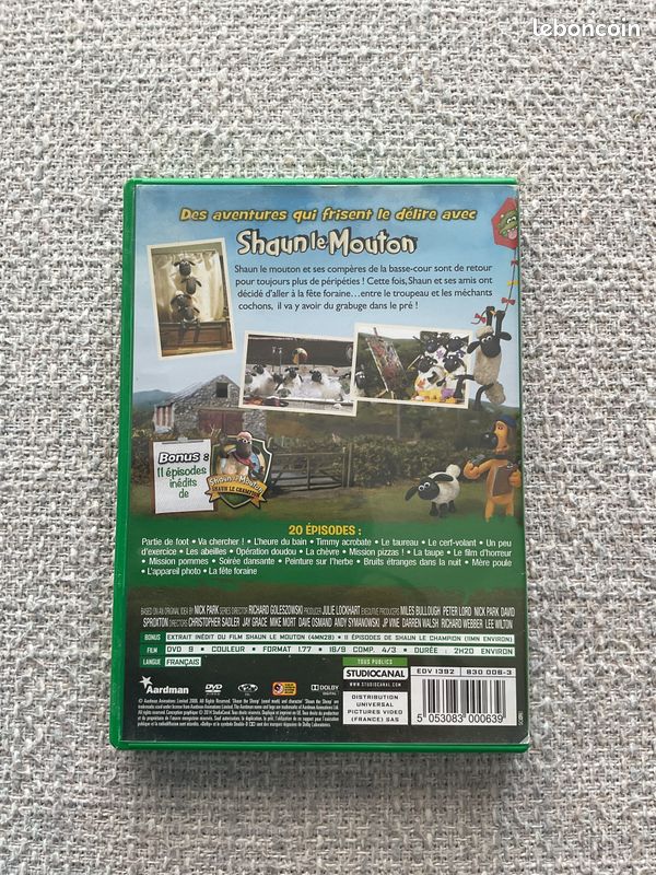 DVD enfant « Shaun le mouton » (image 2)