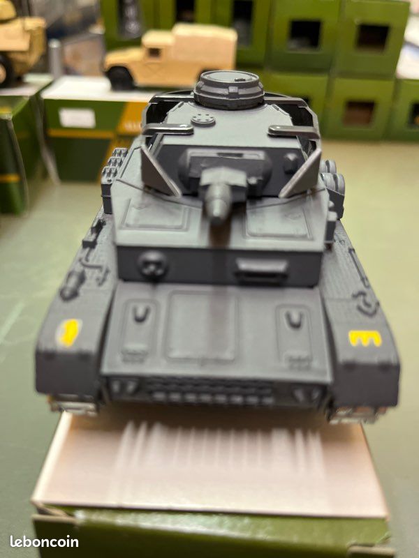 Char Panzer IV Solido 1/50 – Gris, Canon Long 7,5 Cm – Allemand WW2 – Occasion