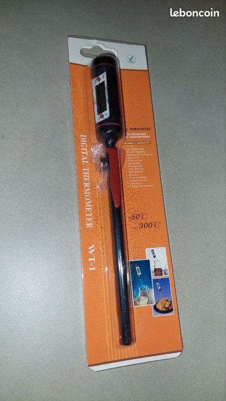Thermomètre électronique à pointe inox (image 1)