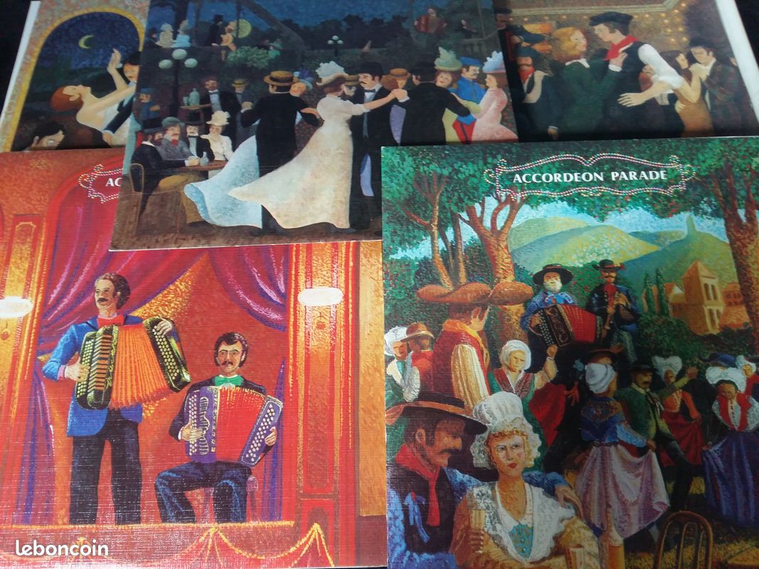 6 vinyles 33T Accordéon parade (image 2)