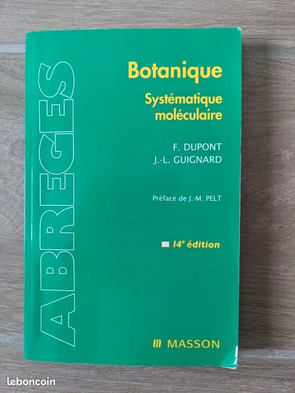 Livre Botanique : systématique moléculaire (image 1)