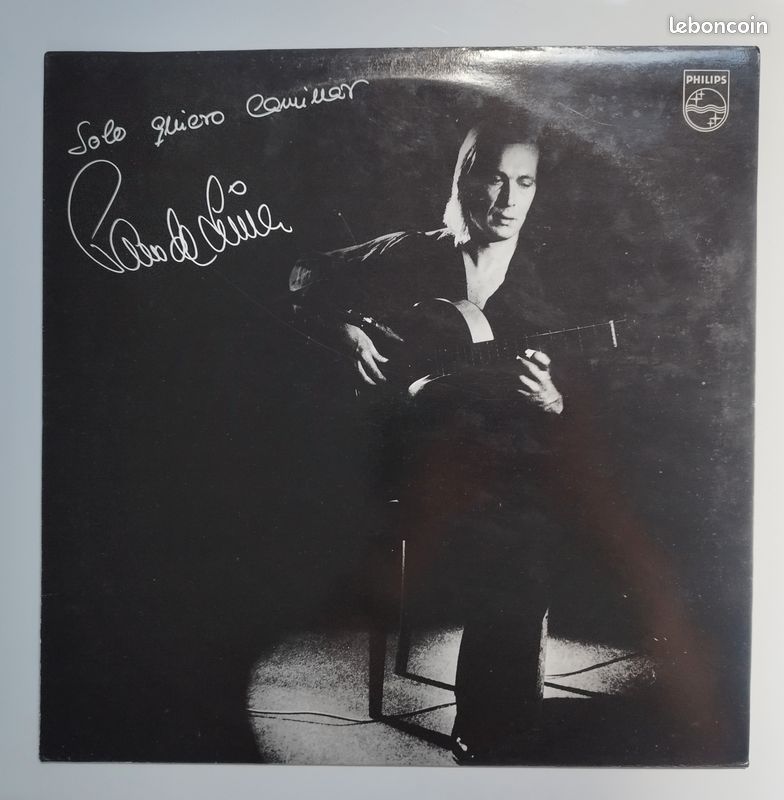 Paco De Lucia disque vinyle 33 tours Solo Quiero Caminar (image 7)