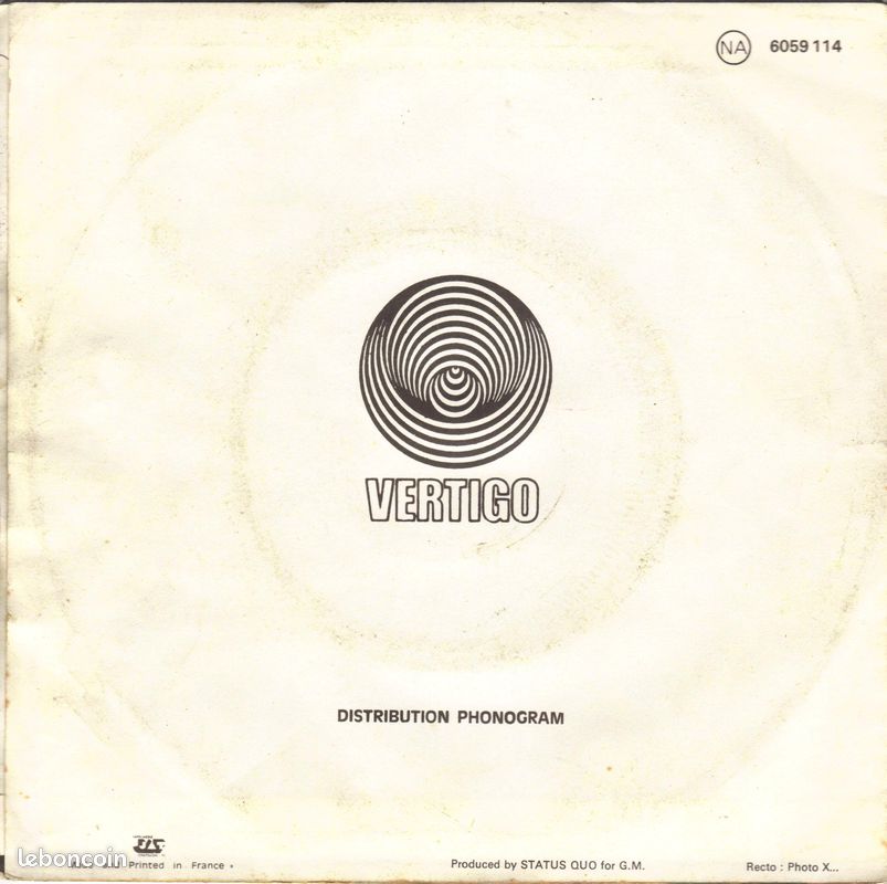 Status quo disque vinyl 45 tours (image 2)
