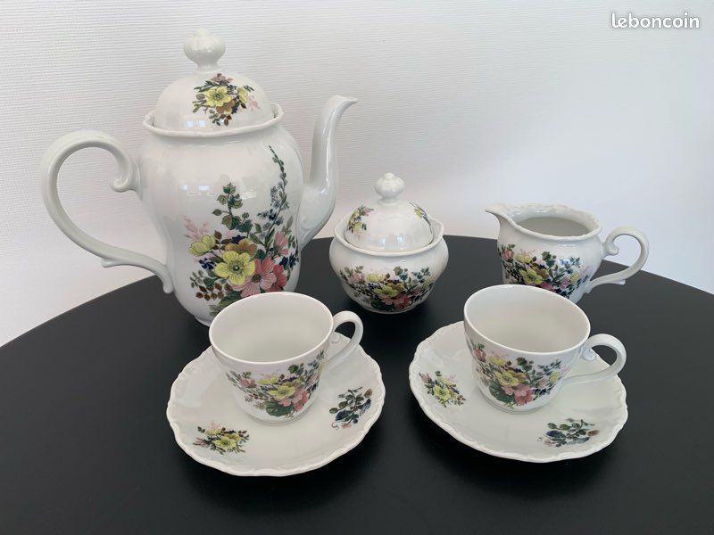Service à Café Vintage 70's - Porcelaine Allemande - Occasion
