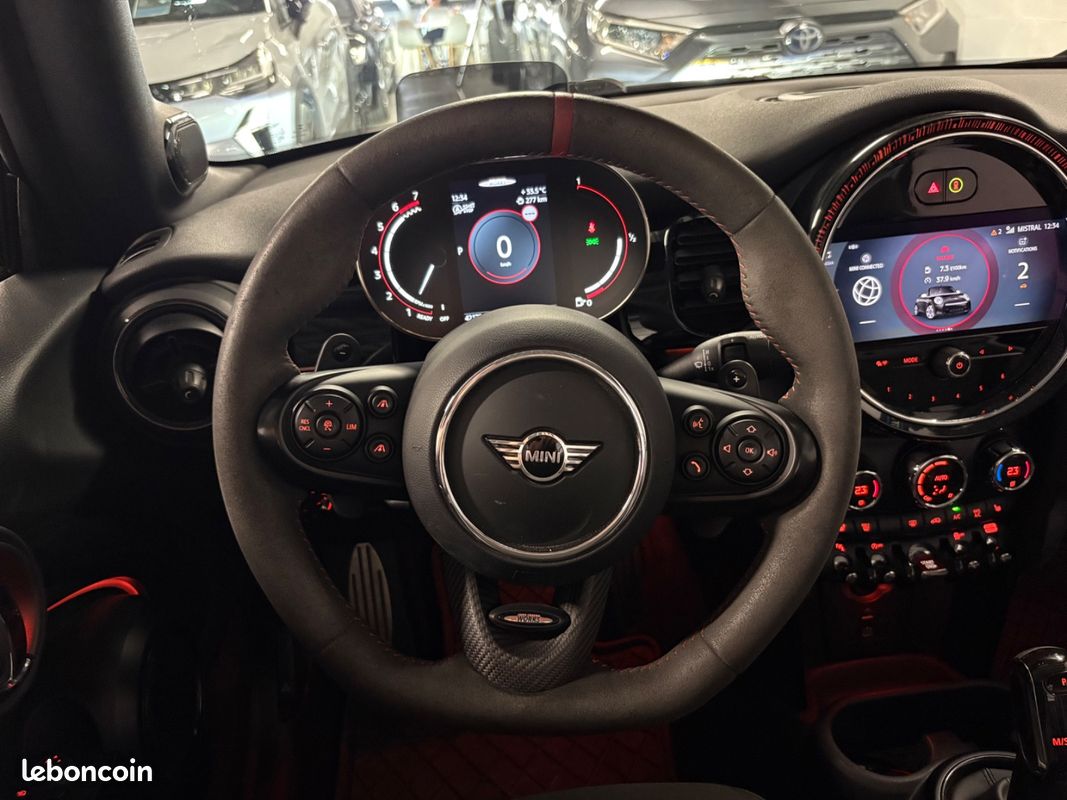 MINI Mini 3-pt. JCW 231cv CABRIOLET - BV SPORT AVEC PALETTES/SIÈGES CHAUFFANTS/HARMAN KARDON/APPLE CARPLAY (image 12)
