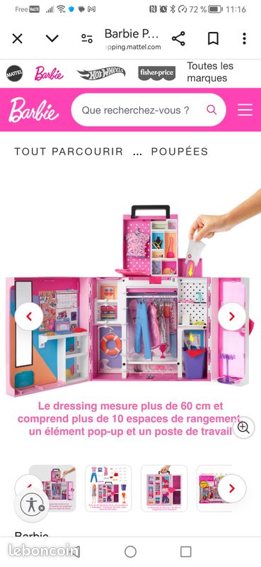 Barbie et son dressing (image 1)
