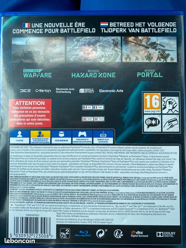 Battlefild 2042 ps4 neuf (image 3)