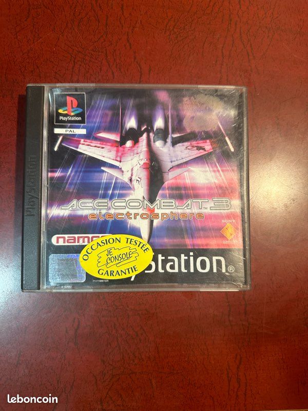 Ace Combat 3 Electrosphere Sur Sony PS1 – PAL FR Complet Avec Notice – Bon état