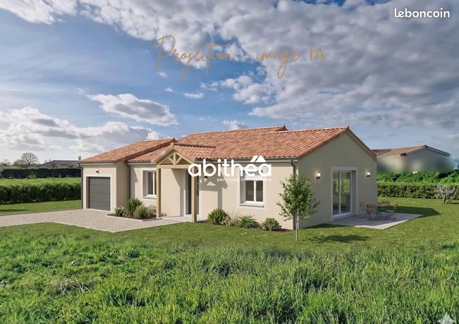 Terrain 1351 m² Saint-Genis-de-Saintonge
