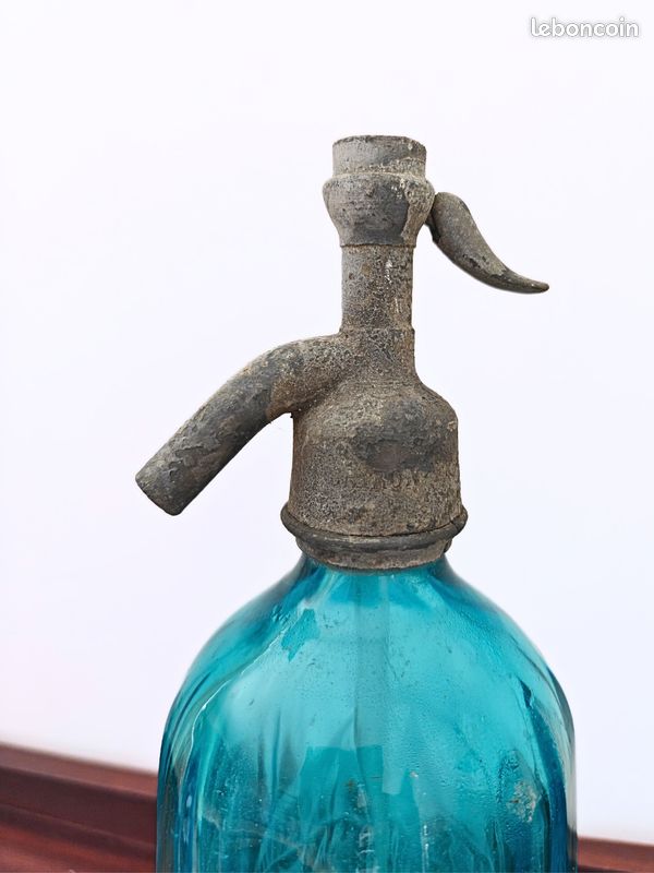 Siphon vintage bleu azur - Brasseries de la Meuse (image 2)