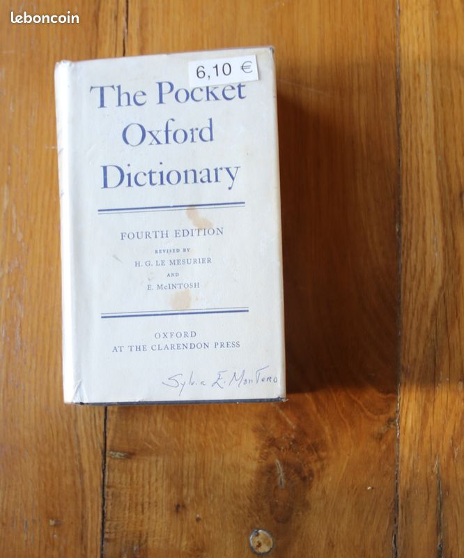 The Pocket Oxford Dictionnary edt Oxford (image 1)