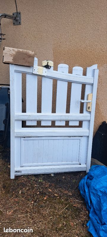 Portillon pvc blanc (image 1)