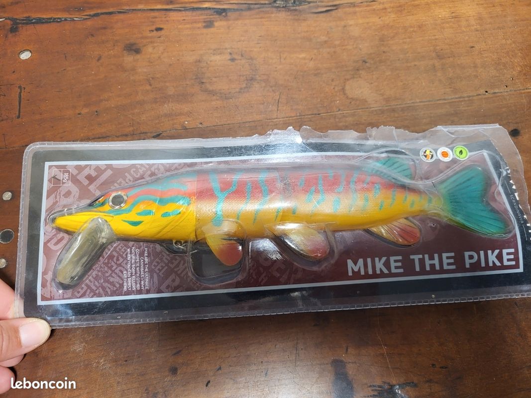 Leurre de pêche Old Muskie / Grand Brochet. vintage Creek Chub