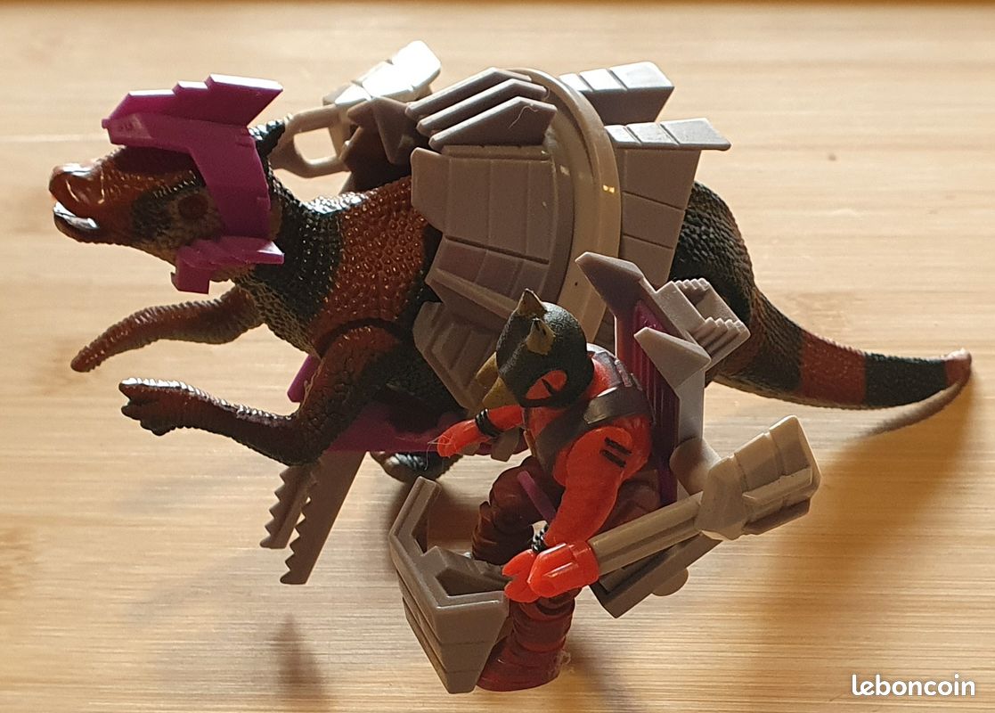 Dino-Riders Saurolophus + Lokus - Jeux & Jouets
