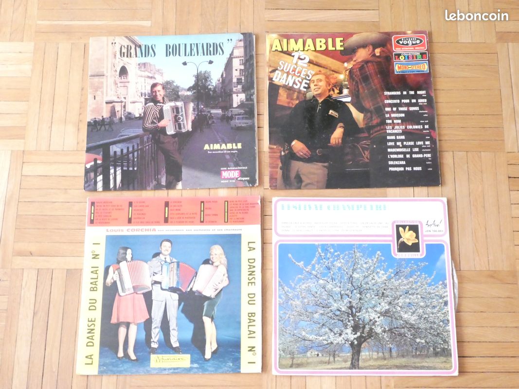 Vinyles 33T accordéon années 60 (image 1)