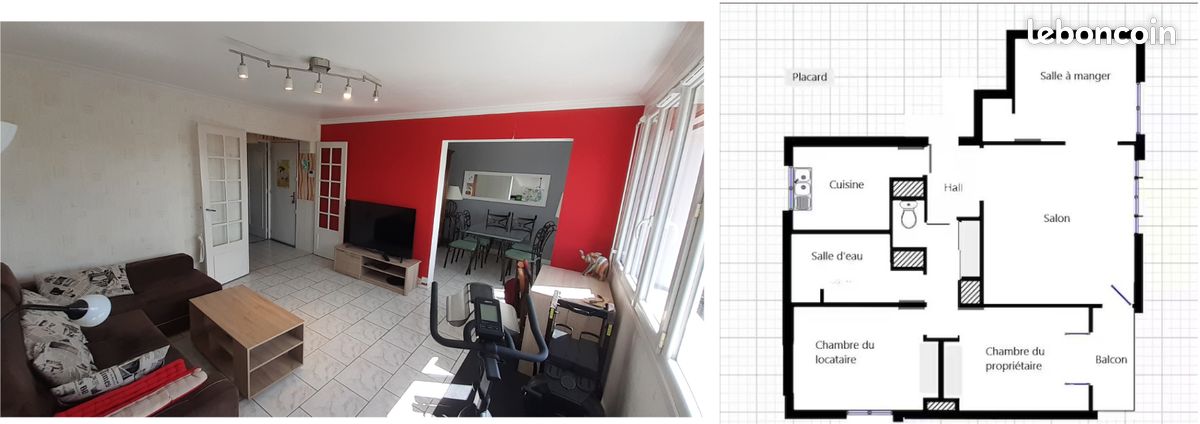 Chambre privée à la semaine (image 2)