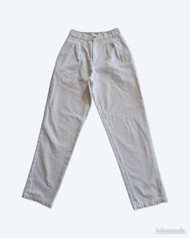 Pantalon Blanc Buffalo fille taille 14 ans (image 1)