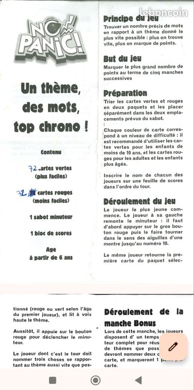 NO PANIC jeu (image 6)