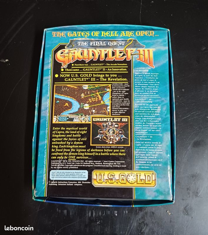 Jeu Amstrad CPC 6128 - FORGOTTEN WORLDS - Capcom