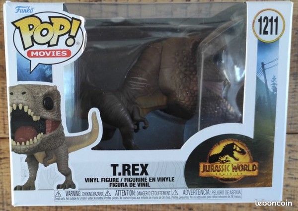 Jurassic World Dominion - Figurine T-Rex POP #1211 (image 2)