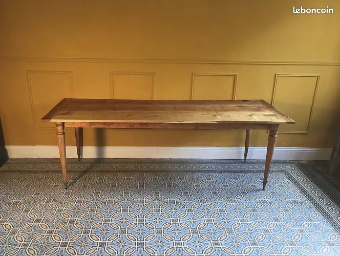 Table de ferme bois (image 4)