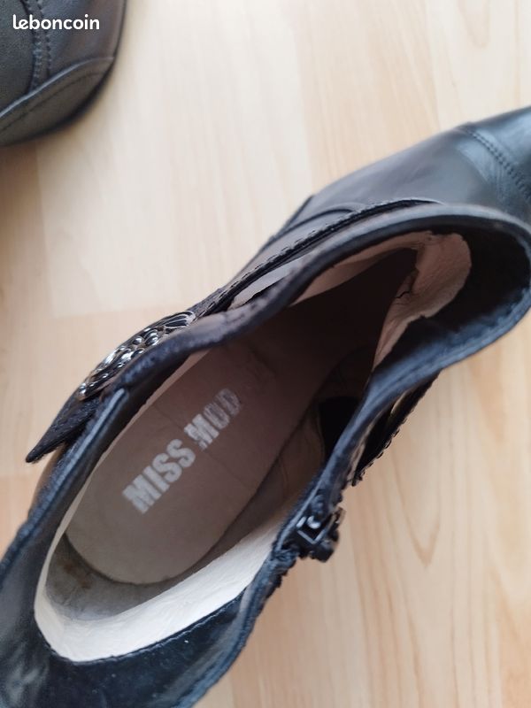 Boots femme noire (image 3)