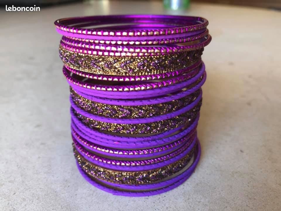 Bracelets enfants violets (image 1)