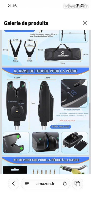 Matériel pêche à carpe (image 4)