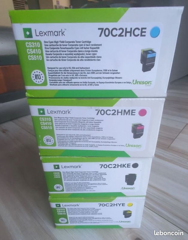 Cartouche De Toner Magenta Lexmark 70C2HME - Original, Neuve, Pour Modèles CS310, CS410, CS510