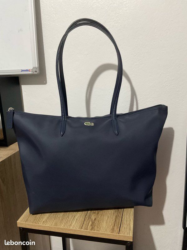 Grand sac bleu marine LACOSTE Accessoires Bagagerie