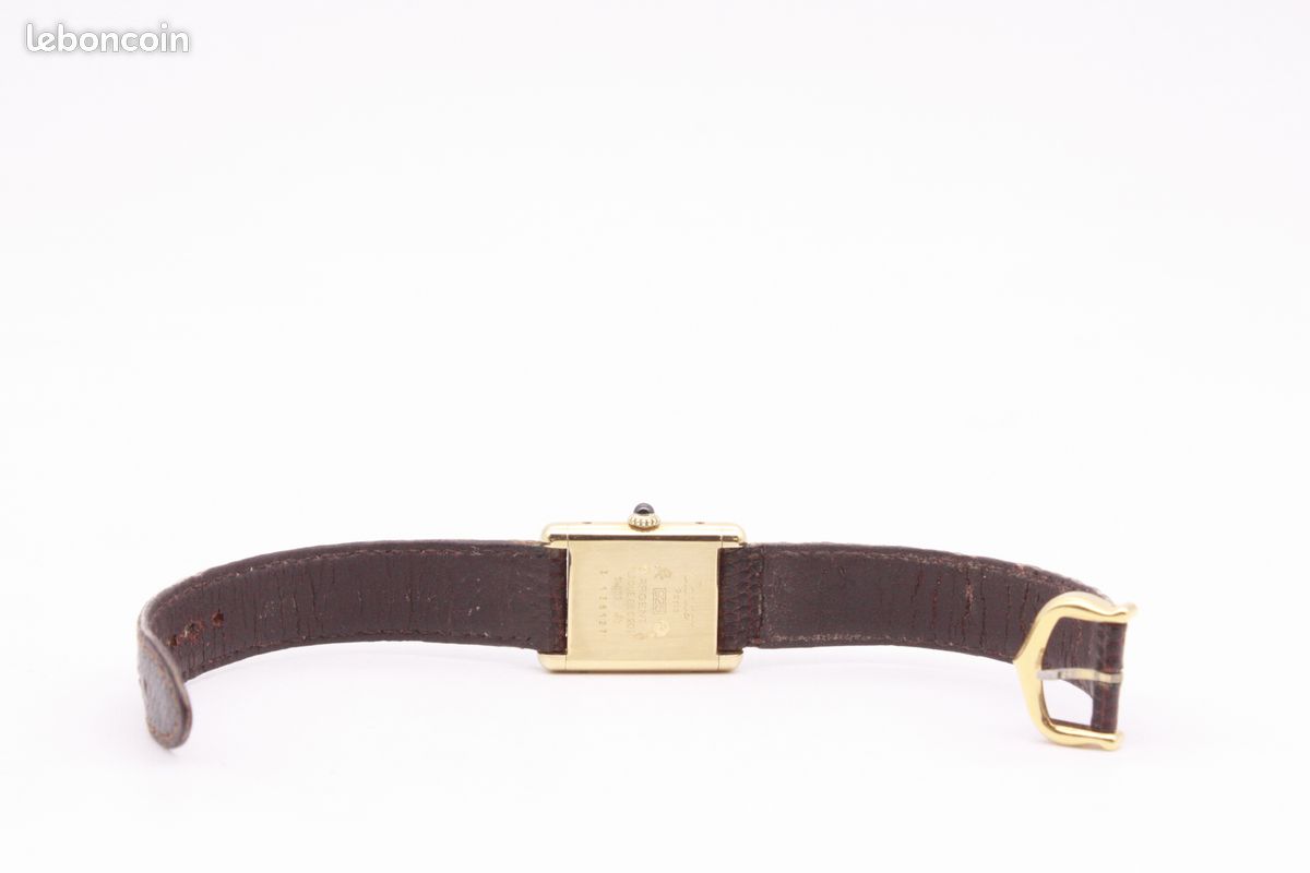 Montre Cartier Tank Vermeil « Sunburst » (image 5)