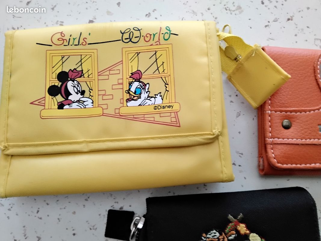 Portefeuille Enfant Garçon 3 Volets Avec Cordons - Thème Console De Jeu, Cadeau Anniversaire Idéal