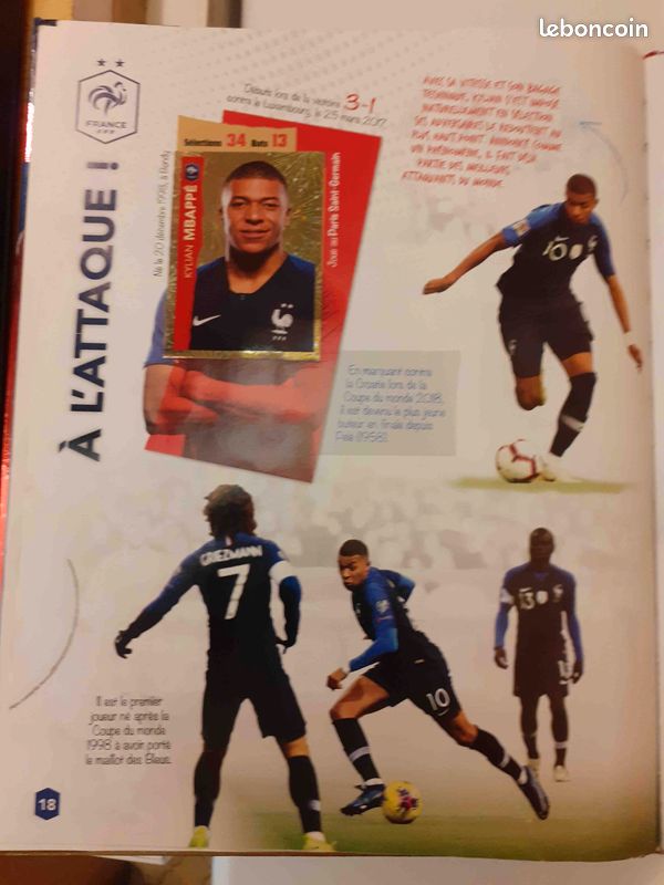 PANINI FOOTBALL AU Plus Pres Des Bleus Kylian Mbappe Euro 2020 Carte
