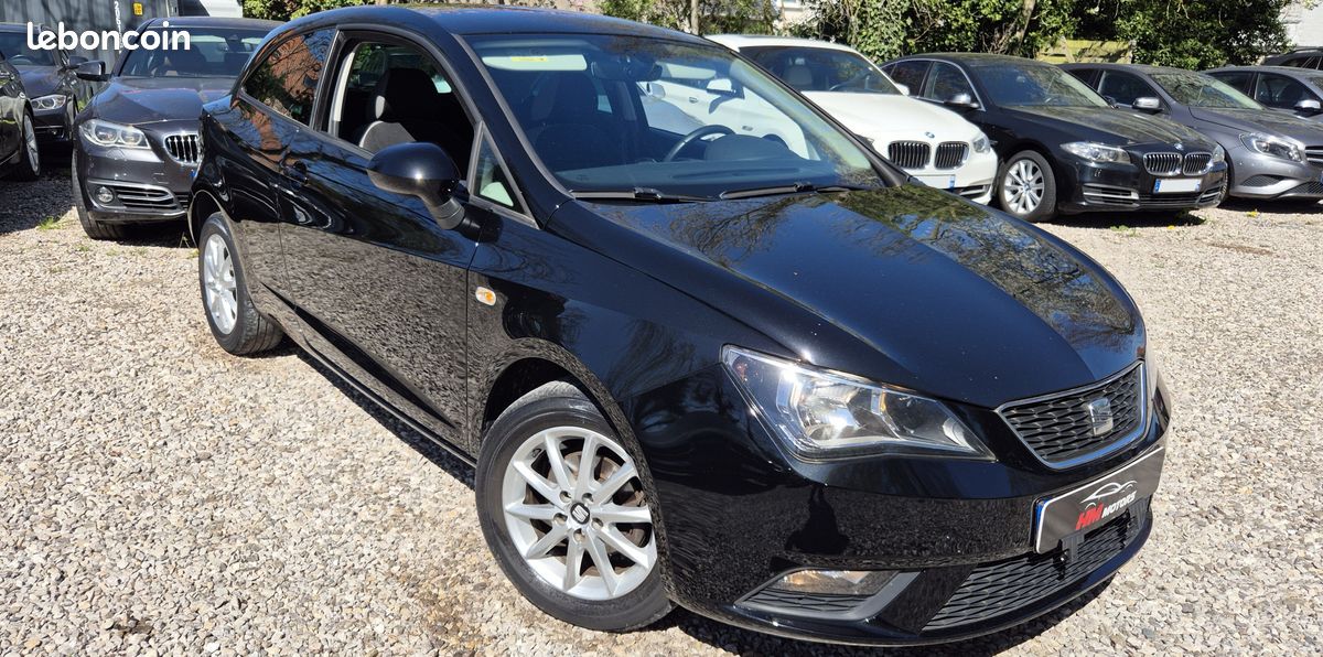 Tres belle seat ibiza 1.0 mpi 75 ch essence 2017 114 000 km 3 portes gps radar bluetooth 1er proprietaire entretien complet seat 7 990 (image 1)