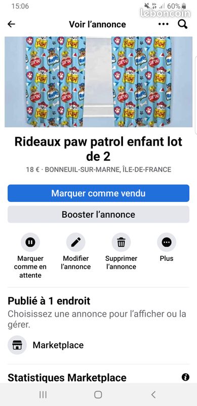 Rideaux patpatrouille (image 1)