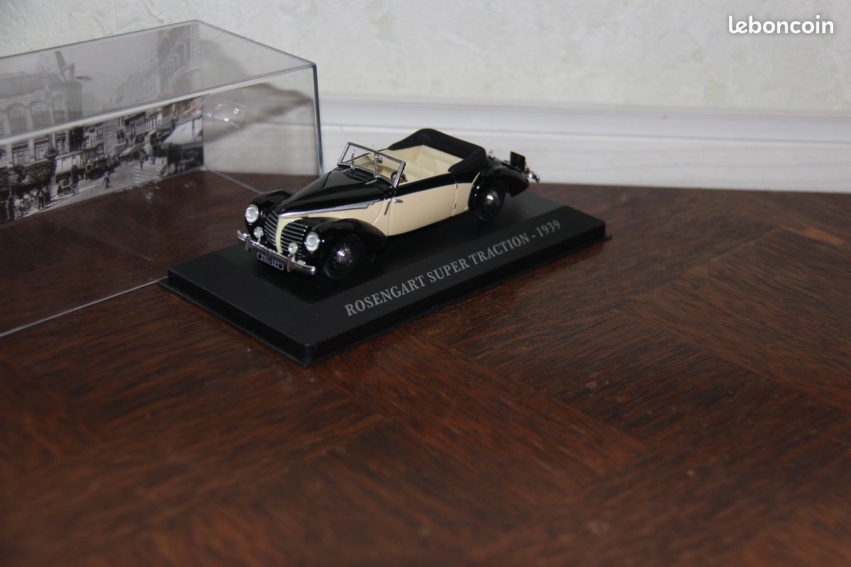 Rosengart Supertraction Cabriolet 1939 – Ma Collection Résine 1/43 – Occasion