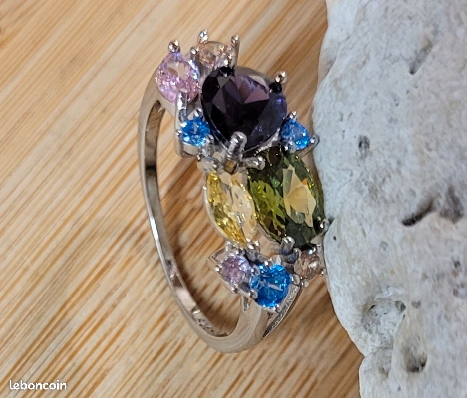 Bague En Argent Massif Taille 51 - Neuve, Plusieurs Poinçons, Occasion (vendeur : Neuve)