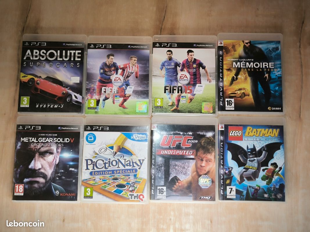 Troc Echange Lot de 8 jeux pour PS3 sur
