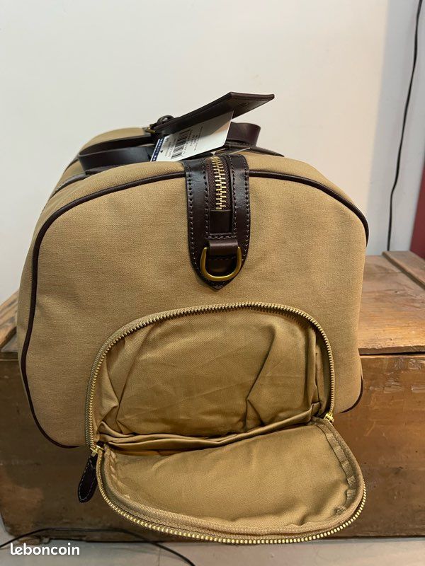 Sac week end polo Ralph Lauren couleur sable camel (image 8)