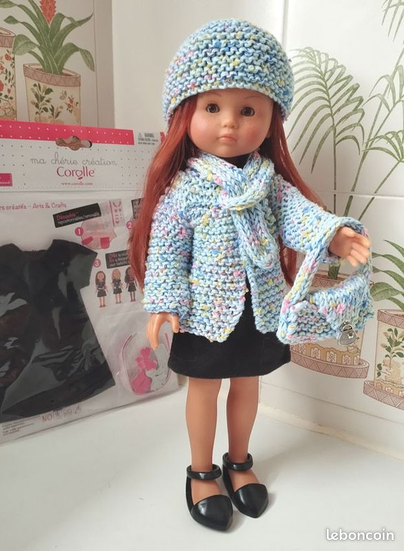 Tenue D'hiver Pour Poupée Little Darling 33 Cm - Vêtement Seul Fait Main - France