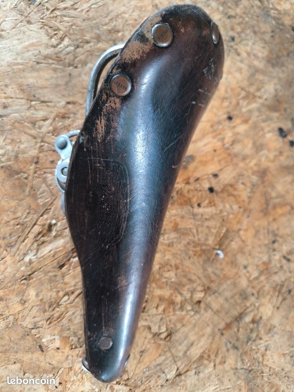 Selle Idéale Spécial Compétition 90 - Cuir Marron - Vélo Course Ancien