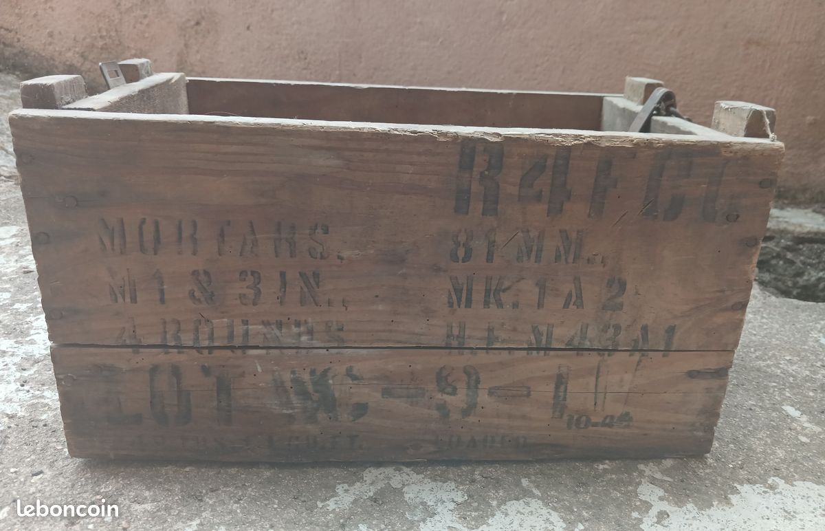 Caisse US mortar 81 mm WW2 (image 2)
