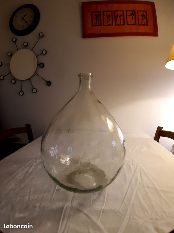 Dame-jeanne authentique en verre épais de 20L (image 1)