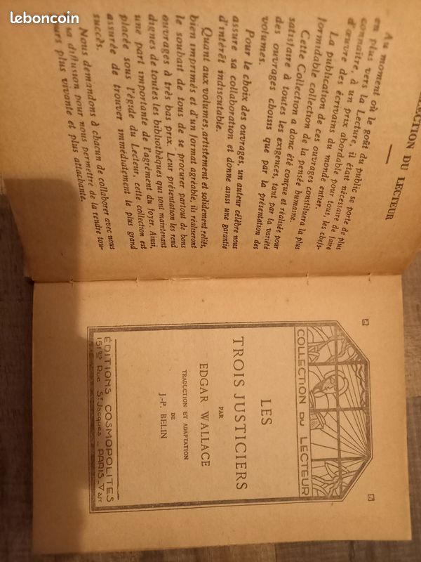 Lot n°3 de livres anciens éditions Cosmopolites (image 7)