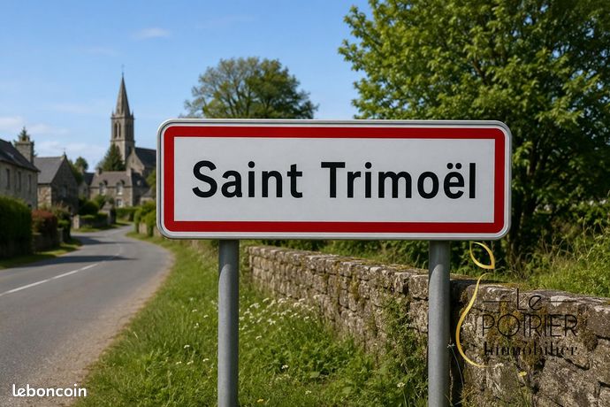 Terrain 1756 m² Saint-Trimoël