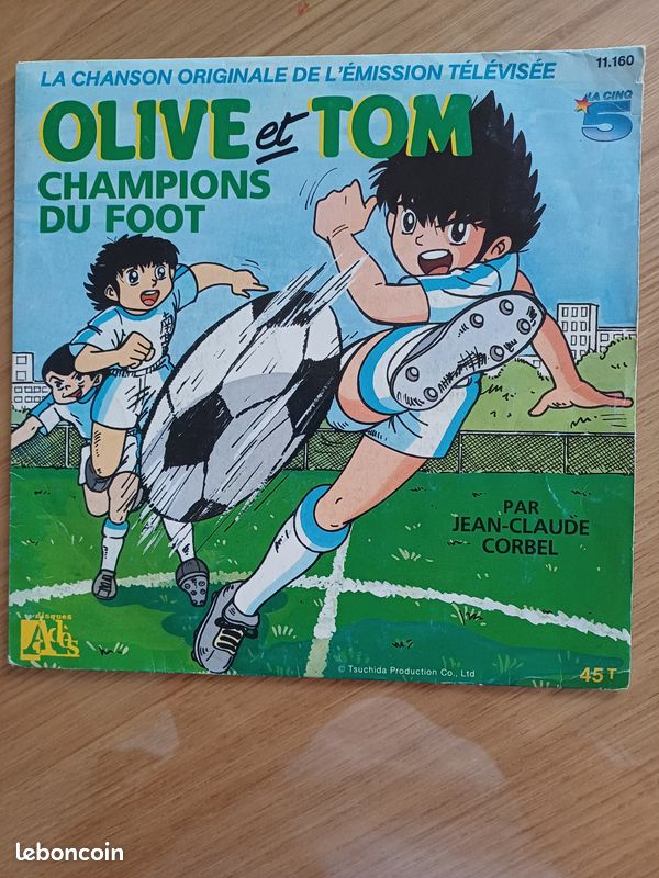 45 tours vinyle : Olive et Tom, Champions du foot (image 1)