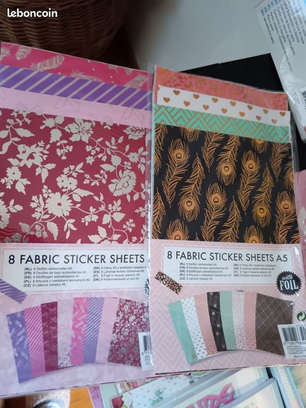 Gros lot scrapbooking loisirs créatifs activités manuelles papeterie strass (image 10)